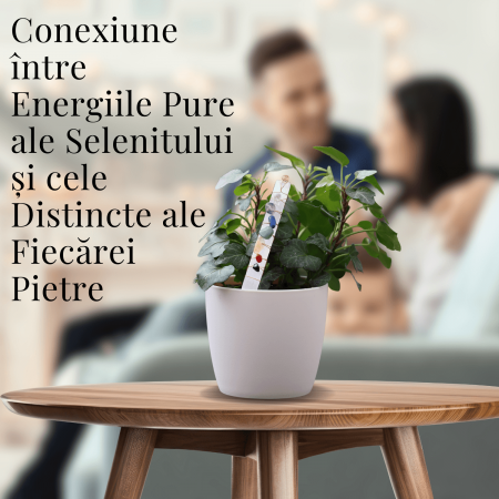 Bagheta din Selenit Brut cu Pietre pentru Cele 7 Chakre, Invelita in Sarma de Cupru, pentru Yoga, Meditatie, Echilibru Spiritual [5]