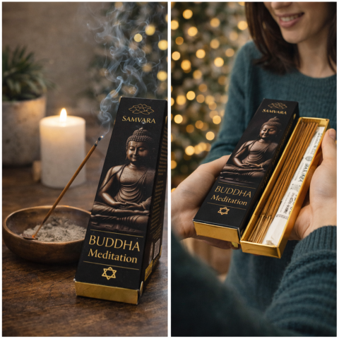 Betisoare parfumate Buddha Meditation – Banjara Incense | Relaxare si mindfulness [2]