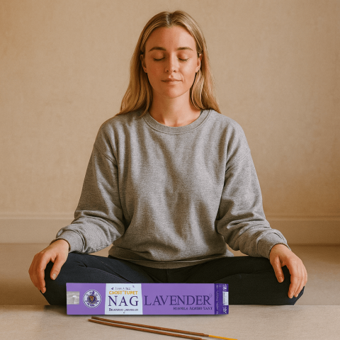 Betisoare Parfumate Golden Nag Lavender – Aromaterapie, Linsite, Purificare Energetica [1]