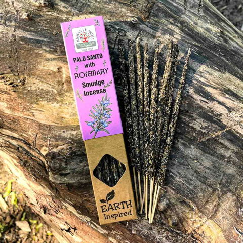 Betisoare parfumate Smudge Earth Inspired – Rozmarin si Palo Santo - Curatare energetica, aromaterapie [1]