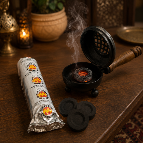 Carbuni Swift-Lite pentru Tamaie si Rasini Naturale – Ardere Rapida si Purificare Energetica [1]