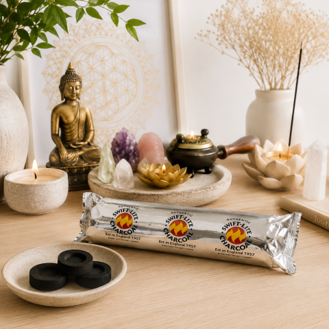 Carbuni Swift-Lite pentru Tamaie si Rasini Naturale – Ardere Rapida si Purificare Energetica [3]
