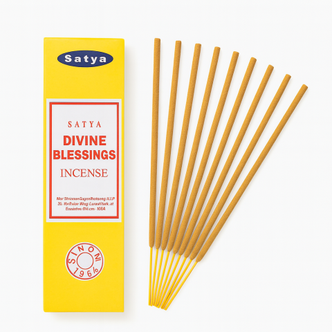Instrumente și Accesorii Spirituale - Betisoare parfumate Satya Divine Blessing – aroma sacra pentru meditatie si relaxare