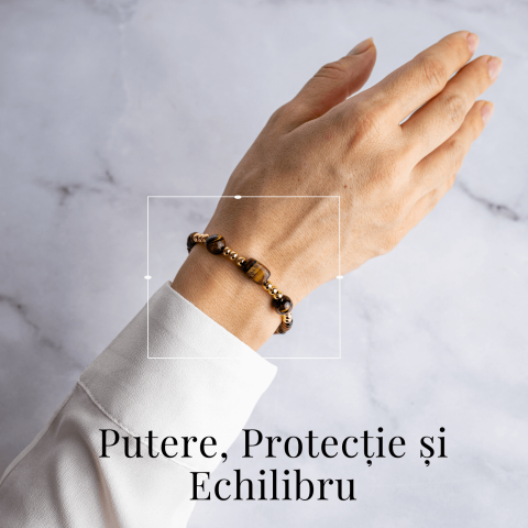 Vibratie de Stabilitate – Bratara cu Ochi de Tigru Natural [1]