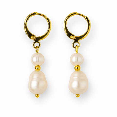 Pesti - Cercei cu perle de cultura – Bijuterie rafinata si echilibrata pentru femei elegante