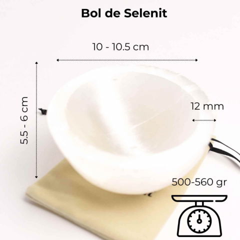 Bol de Selenit pentru Echilibru Energetic – Curatare, Calm si Armonie [2]