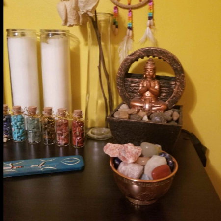 Bol din cupru cu simbol de luna tripla si pentagrama – excelent pentru decorarea altarului, ritualuri, arzator de tamaie, preparator de potiuni [4]