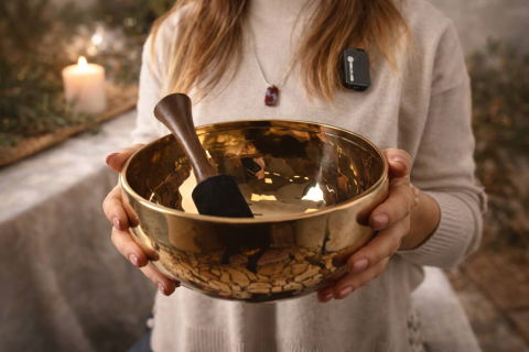 Bol Tibetan Extra Mare din Cupru Nobil – Instrument de Armonizare, Vindecare si Echilibru Energetic [1]