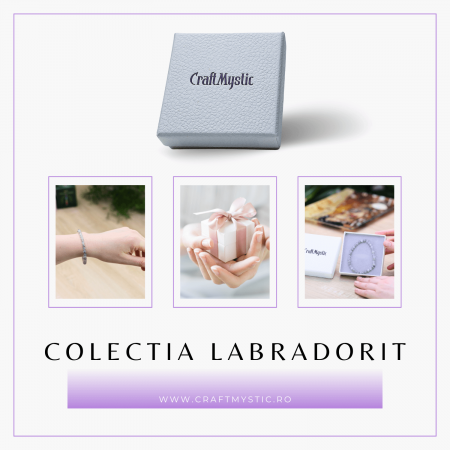 Bratara Elastica cu Margele Naturale de 6mm din Labradorit [4]