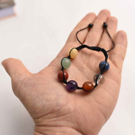 Bratara a 7 Chakre cu Margele de 12 mm din Pietre Semipretioase Naturale - Echilibru si Vindecare [4]