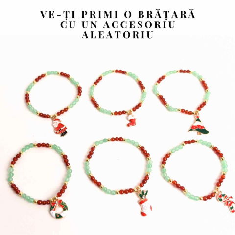 Bratara Agat rosu si aventurin verde accesoriu mix- eleganta si noroc [2]