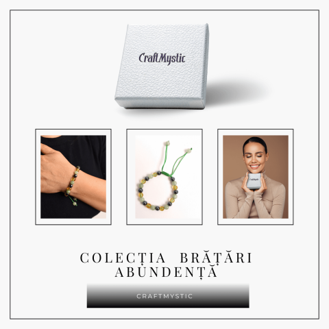 Bratara Ajustabila cu Citrin, Aventurin Verde si Hematit - Echilibru si Prosperitate [6]