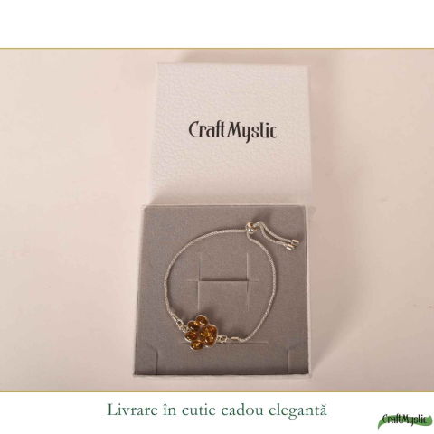 Bratara Argint 925 Labuta de Catel cu Chihlimbar Natural – Energie si Loialitate [5]