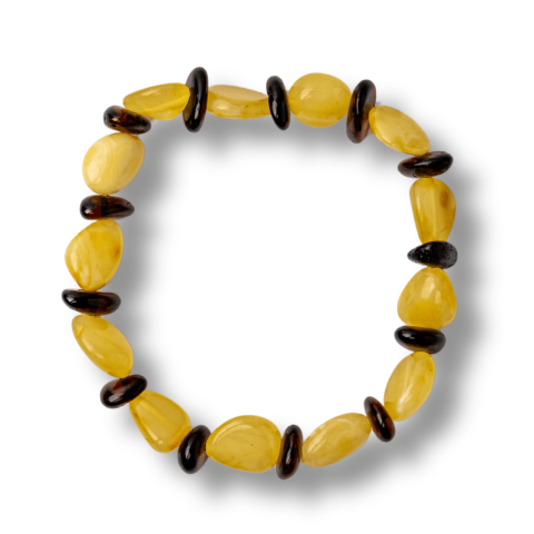 Protectie - Bratara Chihlimbar Galben si Maro-Rosiatic – Stralucire Naturala si Protectie Solara