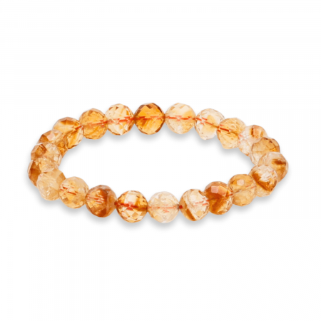Bratara Elastica Radianta cu Citrin Fatetat de 8mm - Luminozitate si Abundenta [6]
