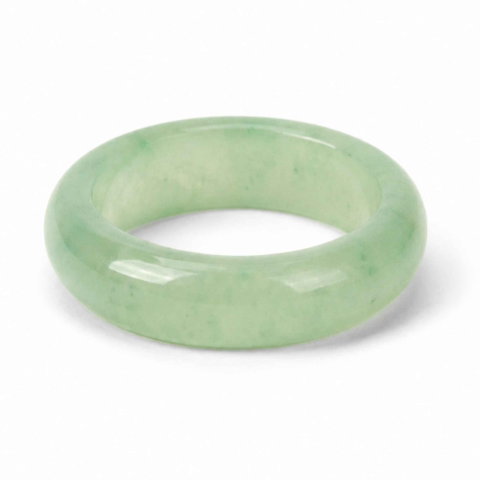 Cristale pentru zodii - Inel cu Aventurin Verde Natural turnat – Noroc, Echilibru si Energie Pozitiva