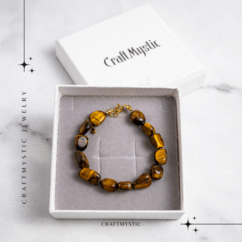 Bijuterie de Echilibru – Bratara cu Cristale Ochi de Tigru [6]