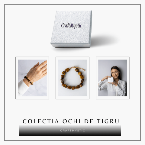 Bijuterie de Echilibru – Bratara cu Cristale Ochi de Tigru [7]