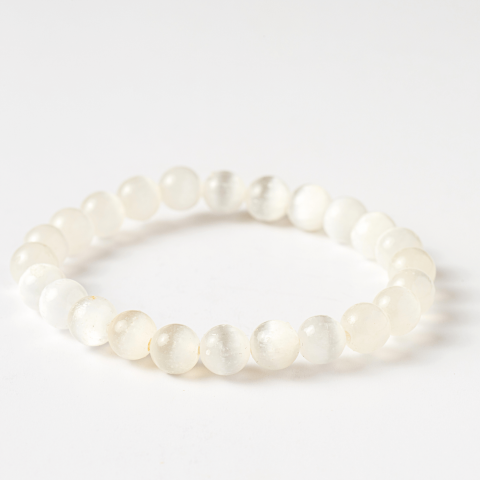 Bratara din Selenit Natural 8mm – Echilibru si Claritate [6]
