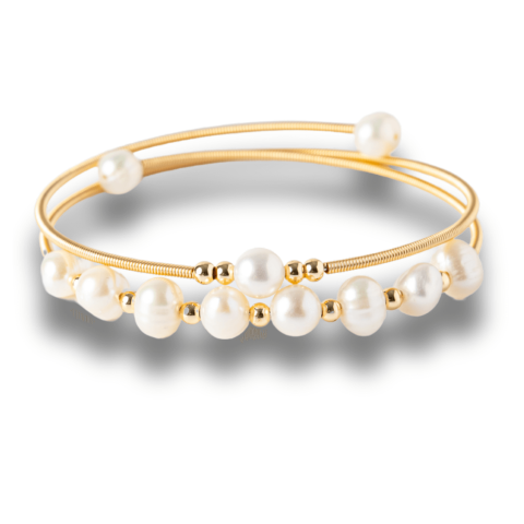 Echilibrare Energetica - leganta si Rafinamant – Bratara din Perle de cultura Naturale