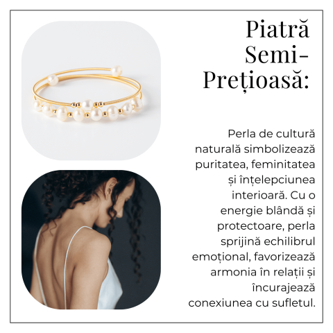 leganta si Rafinamant – Bratara din Perle de cultura Naturale [5]