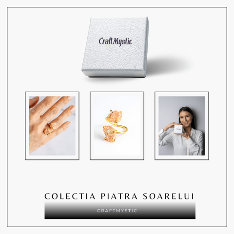 Raza de incredere – Inel Auriu cu Piatra Soarelui, Bijuterie a Optimismului [7]