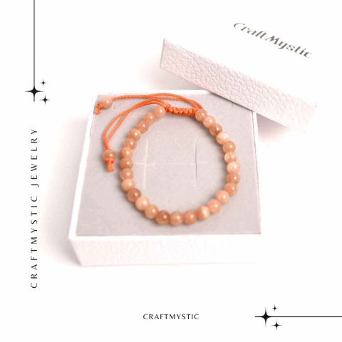 Bratara cu piatra soarelui 6mm ajustabila – Incredere si Energie [7]