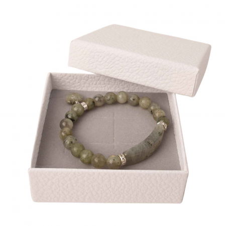 Bratara cu pietre semipretioase margele 8mm ochi de Labradorit: Echilibru si armonie [2]
