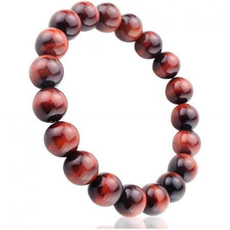 Bratara din piatra semipretioasa Ochi de Tigru Rosu Dragon's Eye - Stimulare, Incredere si Armonie intr-un Accesoriu Atragator [1]