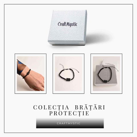 Bratara macrame cu turmalina neagra pentru protectie energetica [2]