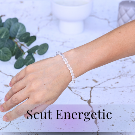 Bratara Elastica cu Margele 6mm Cuart transparent  Energie Pozitiva [1]