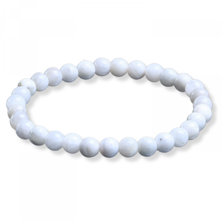 Bratara cu margele 6mm din Piatra Lunii Curcubeu pentru Vindecare Emotionala [9]