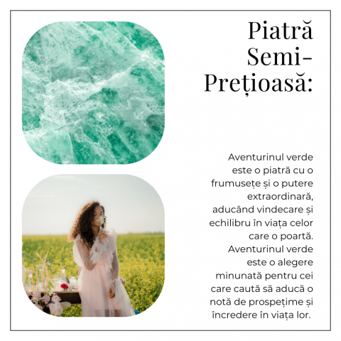 Bratara Elastica din Aventurin Verde 5mm – Noroc si Abundenta [6]