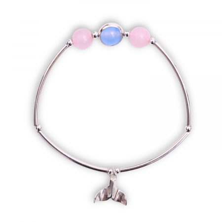 bratara-metalica-cu-margele-din-cuart-roz-margea-si-pandantiv-aripi-de-balena