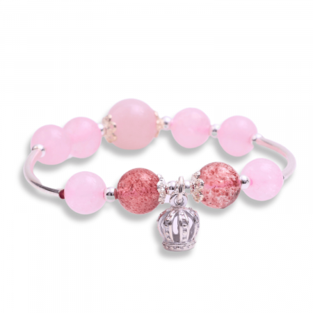 Bratara elastica cu margele 6mm din pietre naturale Carneol pentru barbati si femei - [1]