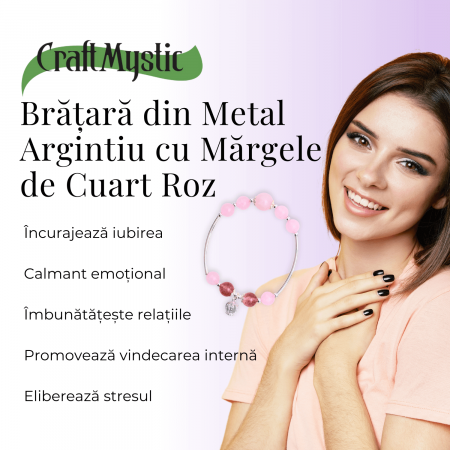 Bratara elastica cu margele 6mm din pietre naturale Carneol pentru barbati si femei - [8]