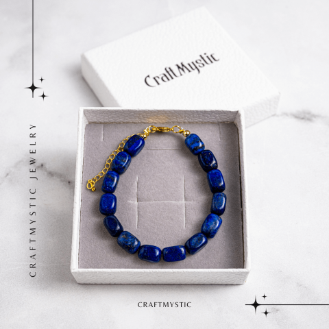 Claritate si Intelepciune – Bratara cu Lapis Lazuli Natural [6]