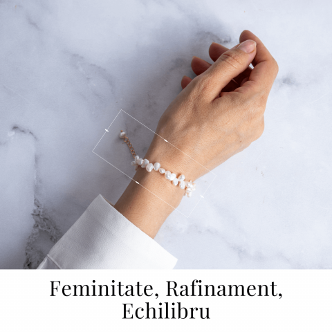 Bratara boho chic cu perle baroce – Feminitate si rafinament [1]