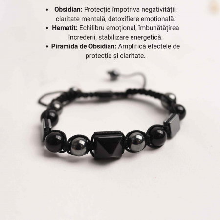 Bratara deosebita cu ametist natural 8mm - Elastica ajustabila cu pietre semipretioase violete [3]