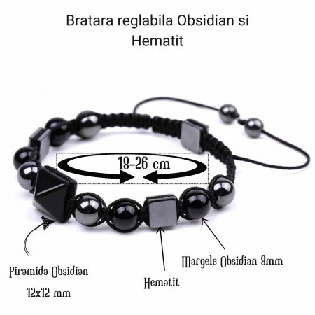 Bratara deosebita cu ametist natural 8mm - Elastica ajustabila cu pietre semipretioase violete [1]