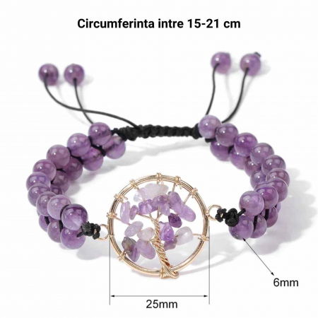 Bratara elastica cu margele 6mm din pietre naturale Carneol pentru barbati si femei - [1]