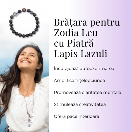  Bratara pentru Zodii cu Margele de Obsidian, Pandantiv Mana Fatimei si Ochiul "Rau" [94]