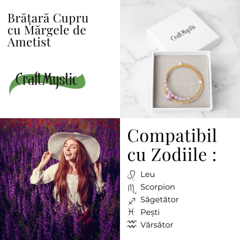 Echilibru si Liniste – Bratara din Ametist Natural [4]