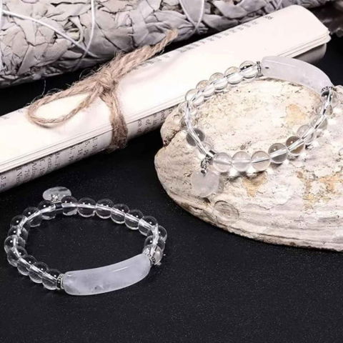 Bratara Zen Cuart Transparent 8mm – Claritate si Energii Pozitive [6]