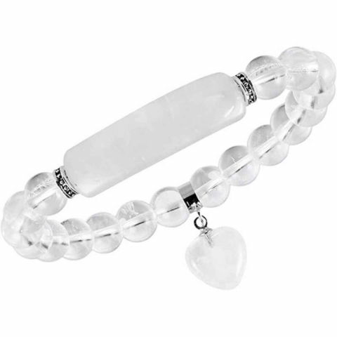 Bratara Zen Cuart Transparent 8mm – Claritate si Energii Pozitive