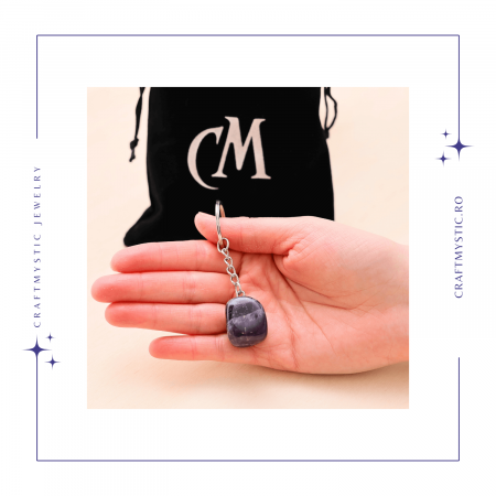 Set coliere ce contine 7 cristale naturale chakre si doua lanturi de franghie reglabile, realizate manual de diferite dimensiuni, un cadou ideal pentru femei, barbati si copii [6]