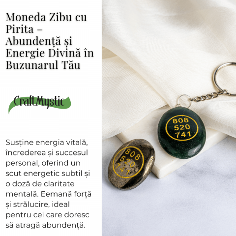 Moneda Zibu cu pirita – Abundenta si energie divina in buzunarul tau [5]