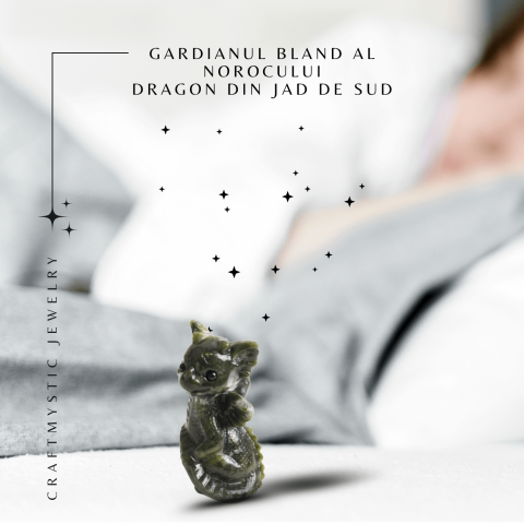 Gardianul bland al norocului – Dragon din Jad de Sud pentru Abundenta si Echilibru 7.5 cm inaltime [5]