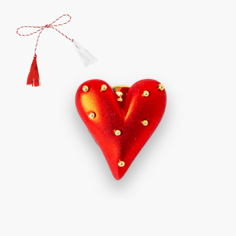 Brosa Inimioara din Aliaj de Cupru - Simbol al Afectiunii si Echilibrului [0]