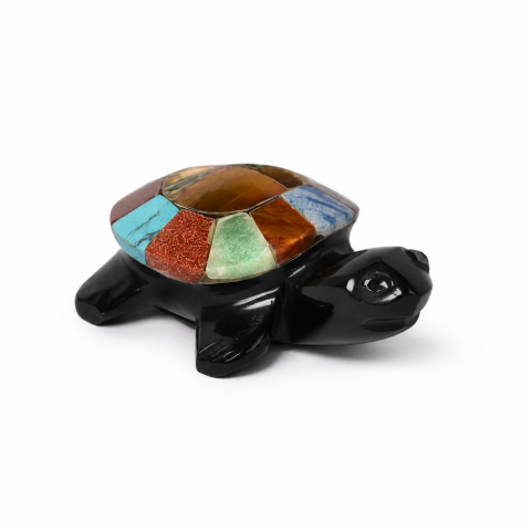 Broscuta Feng Shui din Obsidian Negru Mexican – Protectie, Stabilitate si Noroc [5]
